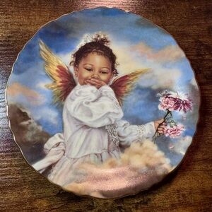 Angel of Laughter Decorative Plate - Sandra Kuck - Reco 1994 Limited